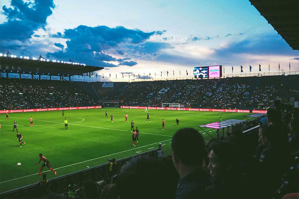 Partido de fútbol.